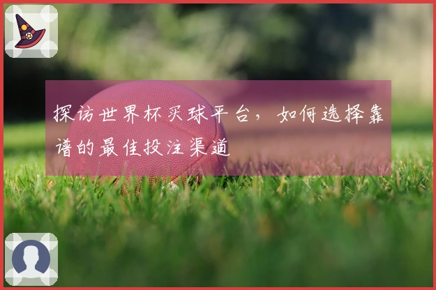 探访世界杯买球平台，如何选择靠谱的最佳投注渠道
